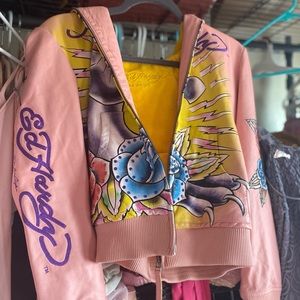 Ed hardy jacket. Early 2000s vibe
